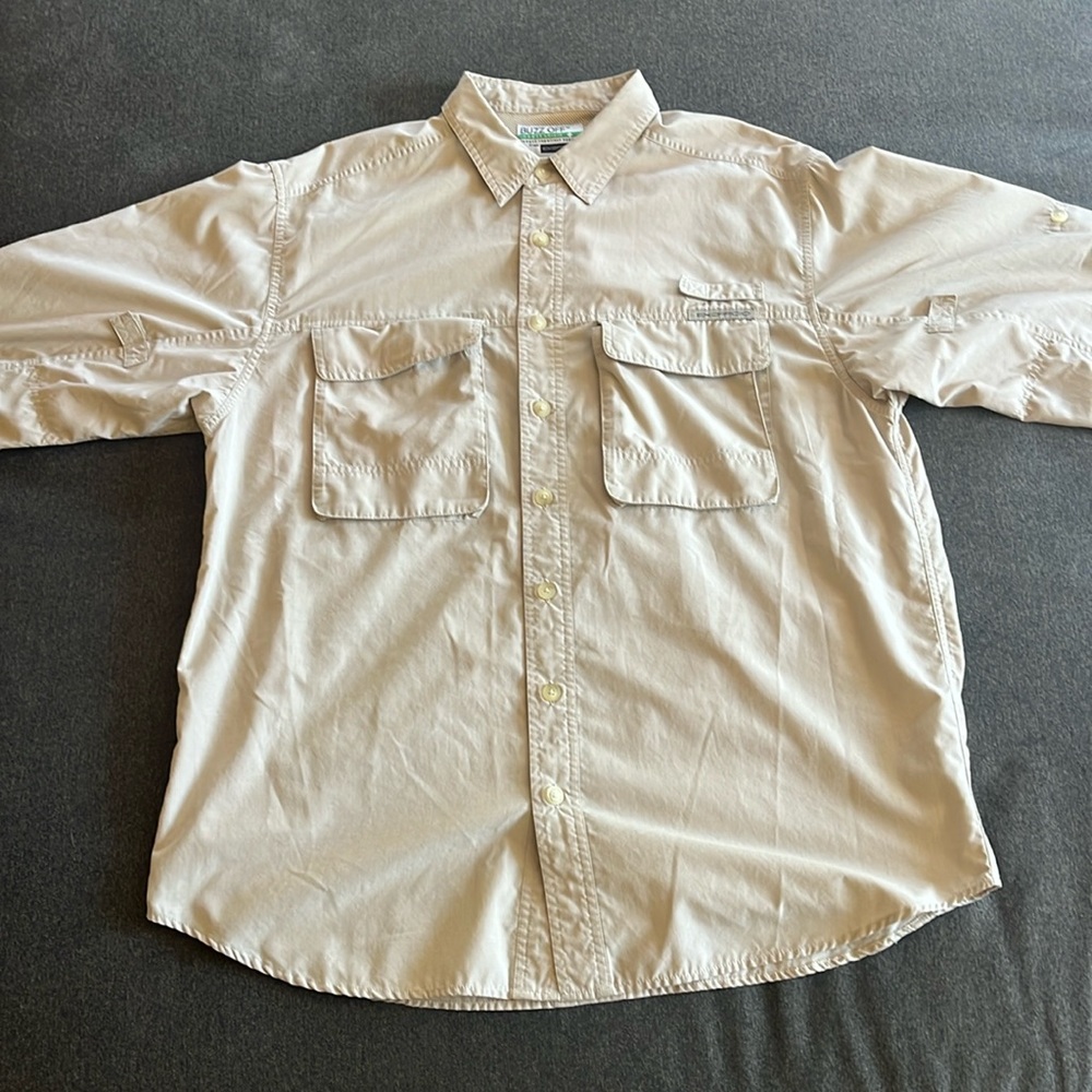10 SHIRT BUZZ OFF™️ Insect Shield Outdoor Hunting Khaki Scent Blocker mosquitoes